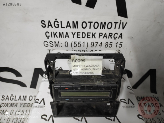 OEM2026890016 MERCEDES W202 KASA ÇIKMA KLİMA KONROL PANELİ