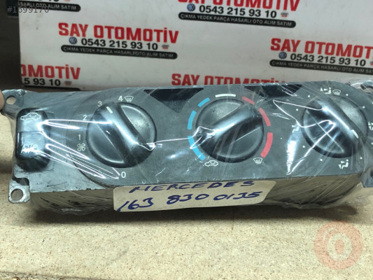 Mercedes W163 ML klima kontrol paneli 1638300135
