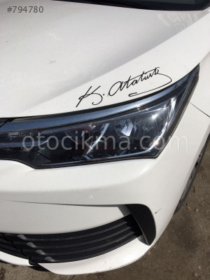 2017 TOYOTA COROLLA 1.3 ÇIKMA SOL FAR MEVCUTTUR.