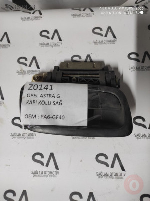 OEM; PA6-GF40  OPEL ASTRA-G ÇIKMA  SAĞ KAPI KOLU