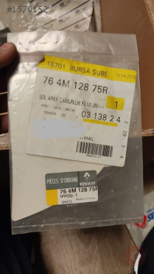 ÇAMURLUK FOLYOSU SOL ARKA RENAULT SCENİC