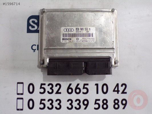 ÇIKMA Audi A4 B6 2.4 V6 Motor Kontrol Ünitesi ECU 8E0909552N