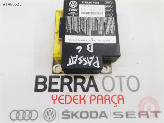 VOLKSWAGEN PASSAT 2003-2011 AİRBAG BEYNİ 3C0909605
