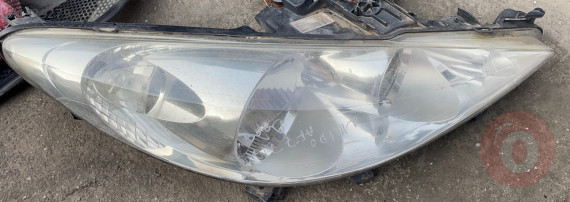 Peugeot 207 sağ ön far lambası çıkma orjinal