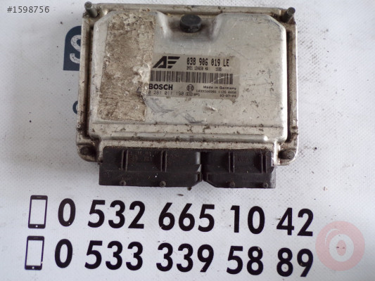 ÇIKMA VW Sharan 1.9 Tdi MOTOR KONTROL ÜNİTE Ecu 038906019LE