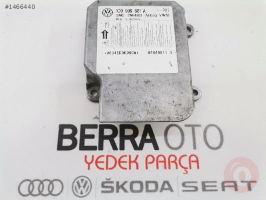 VOLKSWAGEN GOLF 4 BORA 1997-2003 AİRBAG BEYNİ 1C0909601A