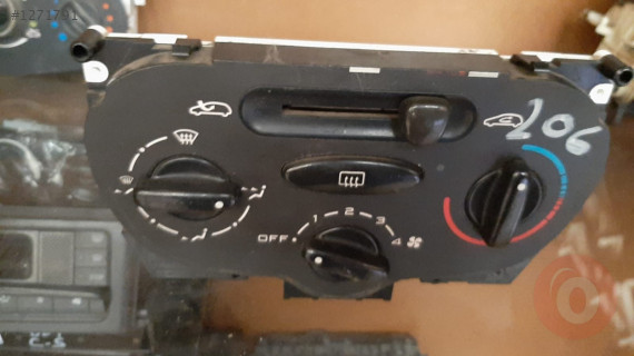 peugeot 206 çıkma klima kontrol paneli
