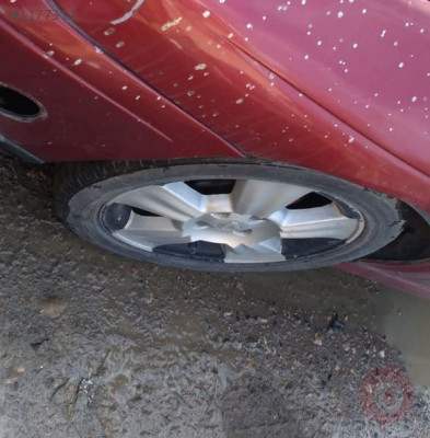 2002 model renault megane 1 coupe çıkma sol ön jant lastik