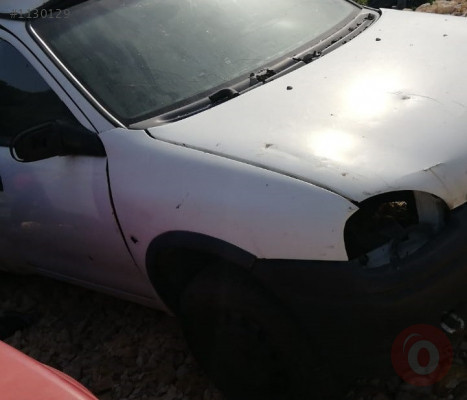 opel combo b çıkma sağ ön çamurluk.
