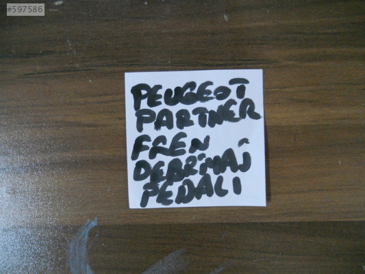 PEUGEOT PARTNER FREN PEDALI , PARTNER DEBRİYAJ PEDALI