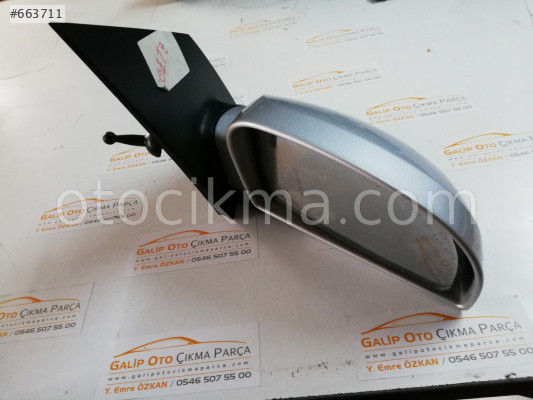 Hyundai Getz Sağ kapı aynası gri hatasız orjinal çıkma