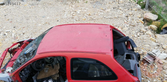opel corsa b tek kapı kesme tavan komple.