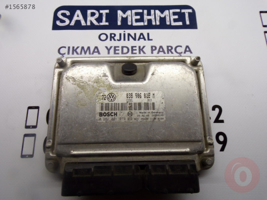 ÇIKMA VW GOLF 1.9TDİ MOTOR BEYNİ 038906012M - 038906 012 M