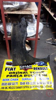 RENAULT CLİO 2000 SAĞ ÇAMURLUK ORJİNAL ÜRÜNLERİ..