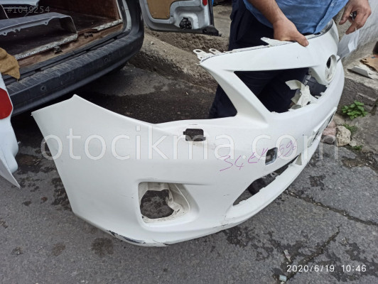 2007-2012 COROLLA ÖN TAMPON TOYOTA ORJİNAL ÇIKMA PARÇA