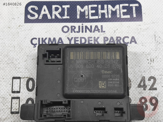 ÇIKMA MERCEDES SPRİNTER SOL KAPI KONTROL MODÜLÜ A9068204026