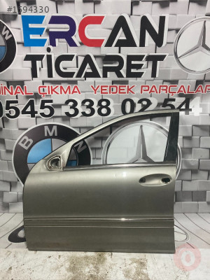 MERCEDES W203 HATASIZ GRİ RENK SOL ÖN KAPI