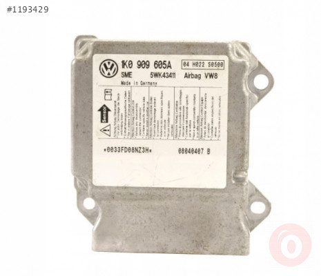 VW GOLF5 04-05 AİRBAG BEYNİ 1K0909605A