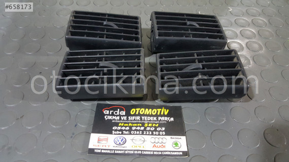 AUDİ 80 1986-1991 TORPİDO SAĞ SOL ÜFLEME PETEKLERİ ORJİNAL