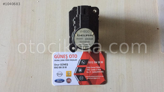 OPEL ASTRA H KALORİFER SERVO MOTORU 52406340