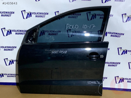 VW POLO 10-17 SOL ÖN KAPI DOLU (METALİK SİYAH) 6R4831055J