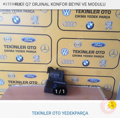 Audi Q7 konfor beyni çıkma