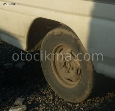 1996 model mitsubishi l300 çıkma sağ arka jant lastik