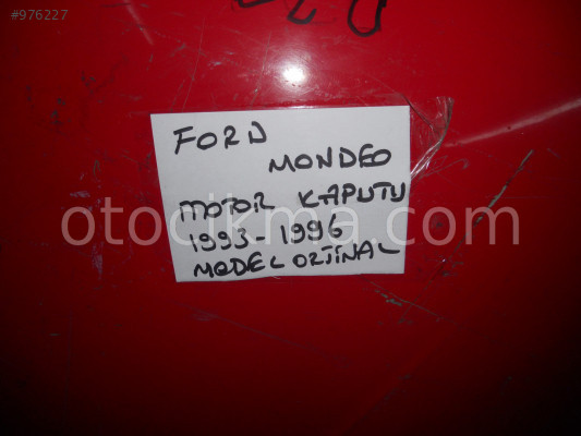FORD MONDEO MOTOR KAPUTU 1993-1997 MODEL ORJİNAL ÇIKMA TEMİZ