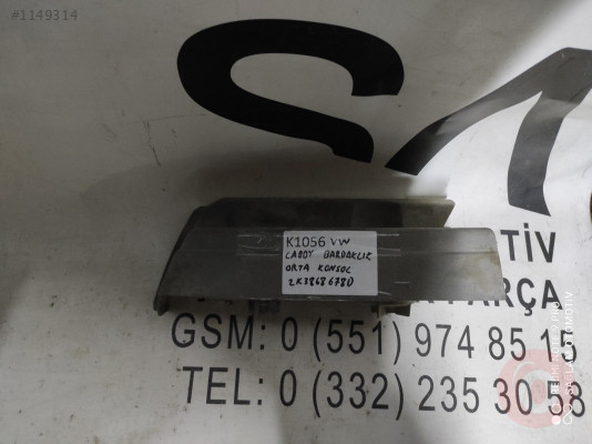 OEM;2K3868678D VW CADDY BARDAKLIK ORTA KONSOL