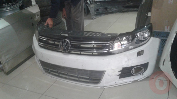 volkswagen tiguan ön tampon 2012-16 orjinal çıkma parça