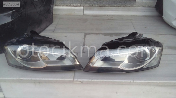 audi a3 sağ sol far 2009-12 orjinal çıkma parça