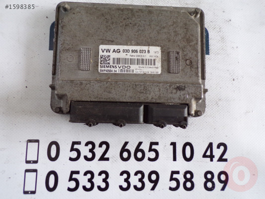 ÇIKMA SEAT IBIZA MOTOR KONTROL ÜNİTESİ ECU VW AG 03D906023B