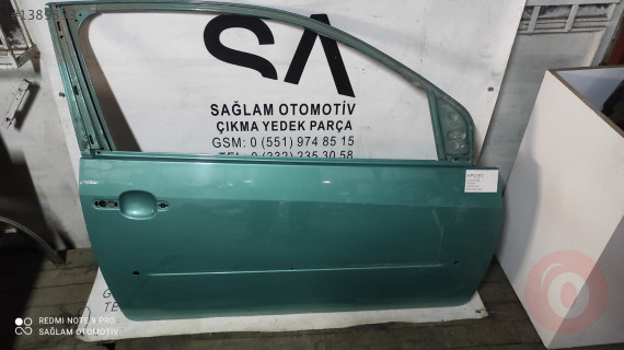 FORD FİESTA ÇIKMA  TEK KAPI SAĞ ÖN KAPI AÇIK YEŞİL