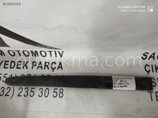 OEM;9625100777 PEUGEOT 206 99-07 SOL ARKA ÇİTA