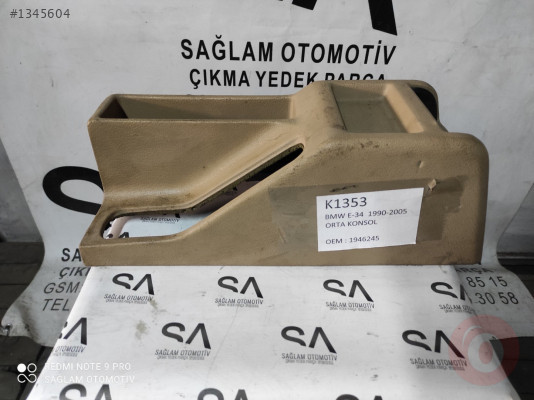 OEM; 1946245 BMW E-34 90-05 ÇIKMA  ORTA KONSOL