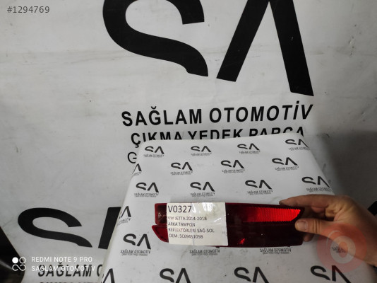 5C6945105B  JETTA 14-18 ÇIKMA ARKA TAMPON REFLEKTÖR SAĞ-SOL