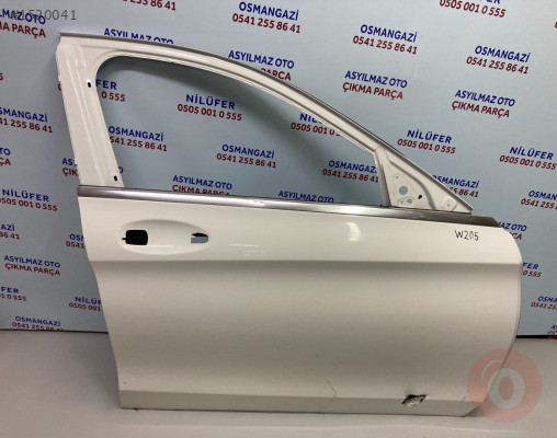 MERCEDES C SERİSİ W205 SAĞ ÖN KAPI BEYAZ ORJİNAL (BEYAZ RENK