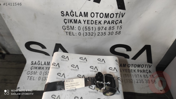OEM; 601597400E FORD C-MAX 03-11 ÇIKMA SAĞ ÖN EMNİYET KEMERİ