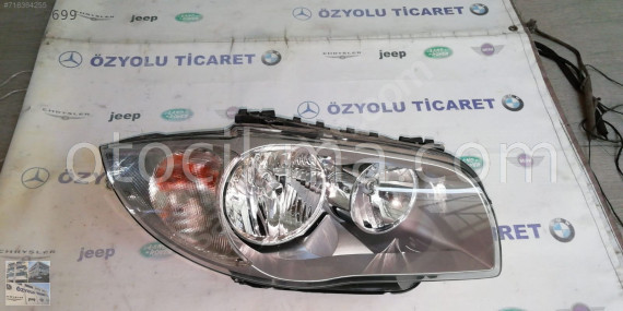 BMW e87 1 serisi sağ düz far
