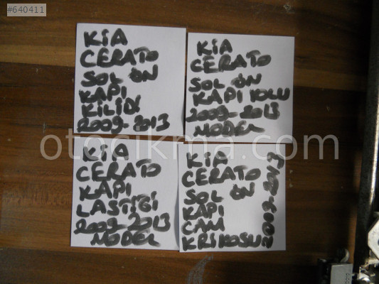 KİA CERATO SOL KAPI ÖN KAPI KİLİDİ ORJİNAL 2009-2013 MODEL