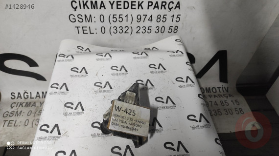 OEM; 8200699691 RENAULT CLİO-KANGO ÇIKMA GAZ PEDAL KAPTÖRÜ