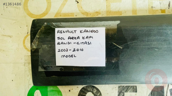 RENAULT KANGOO SOL ARKA KAPI ÇITASI ORİJİNAL ÇIKMA2008 -2010