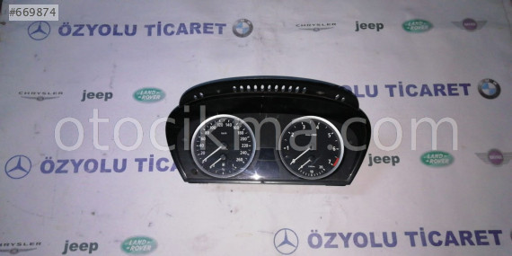 BMW e60 5 serisi gösterge saati 62116937610