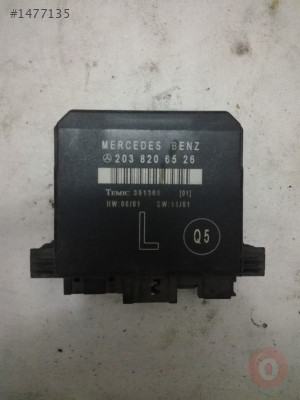 Mercedes Benz c class w203 sol arka kapı kontrol ünitesi mod