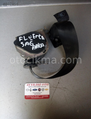 RENAULT FLUENCE SAĞ ARKA EMNİYET KEMERİ 888400034R