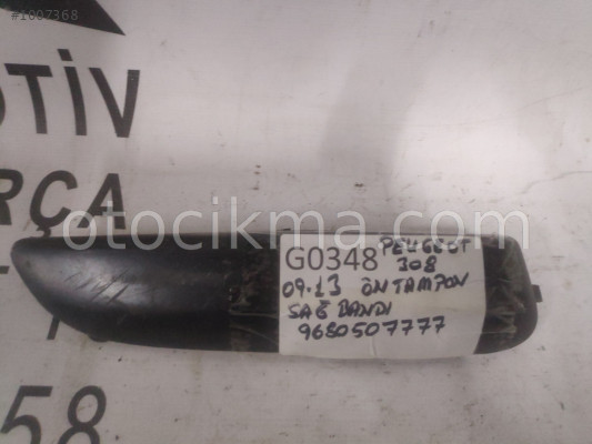 OEM; 9680507777 PEUGEOT 308 09-13 ÖN TAMPON SAĞ BANDI OEM; 9