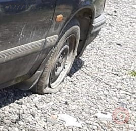 1991 model mazda 929 2.0 çıkma sağ ön jant lastik