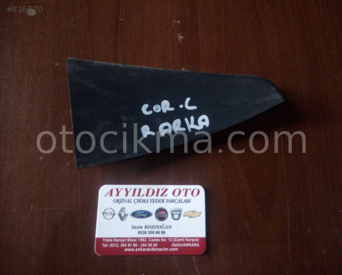OPEL CORSA C SAĞ ARKA KAPI MUSKASI