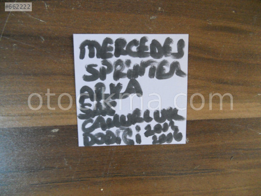 MERCEDES SPRİNTER SAĞ ARKA ÇAMURLUK DODİĞİ ORJİNAL 2002-2006