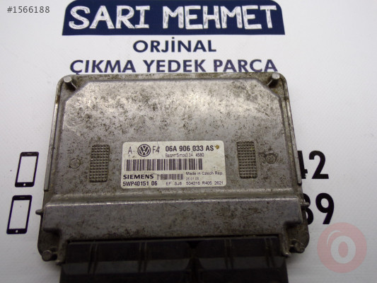 VOLKSWAGEN GOLF MOTOR BEYNİ 06A906033AS - 06A 906 033 AS